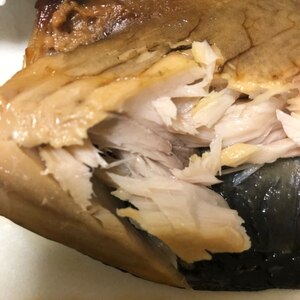 フライパンで焼く、サバのみりん漬け